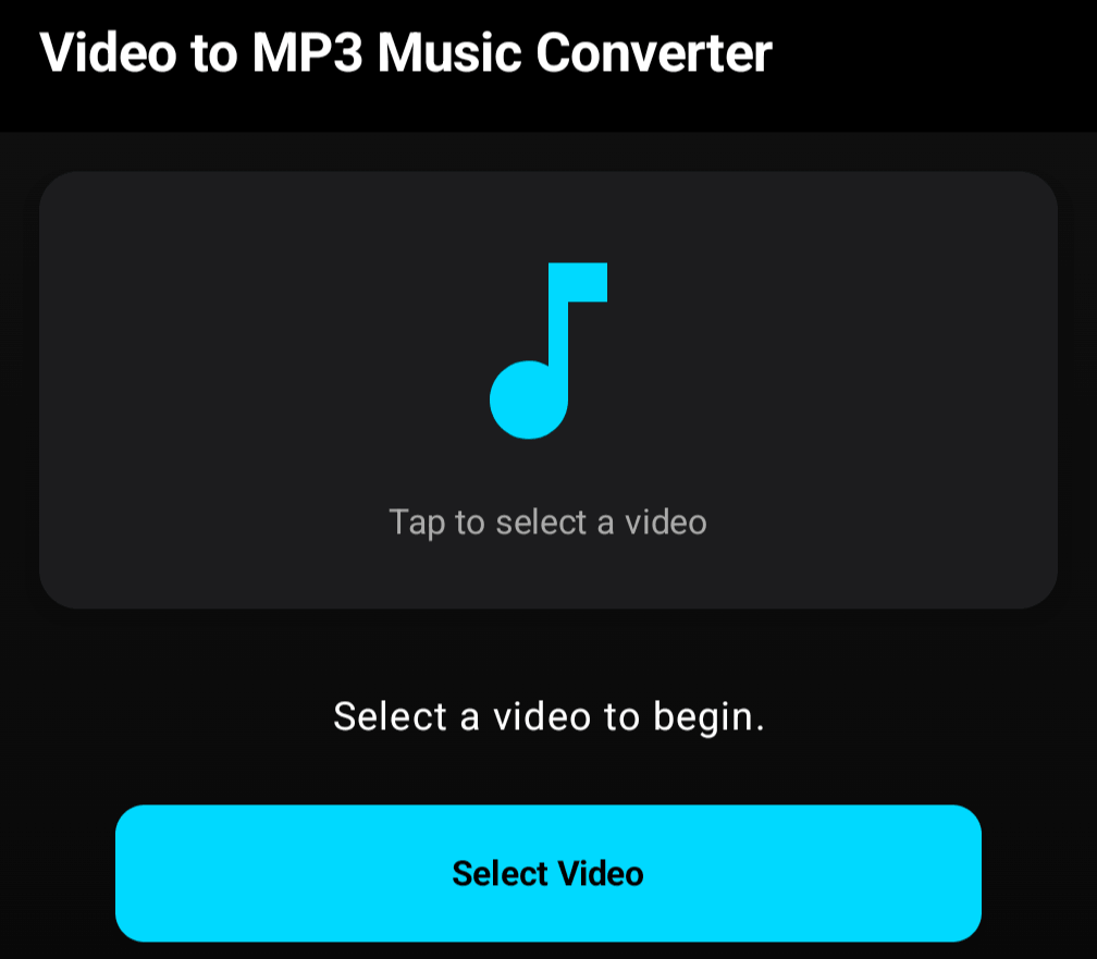 Select Video to Convert